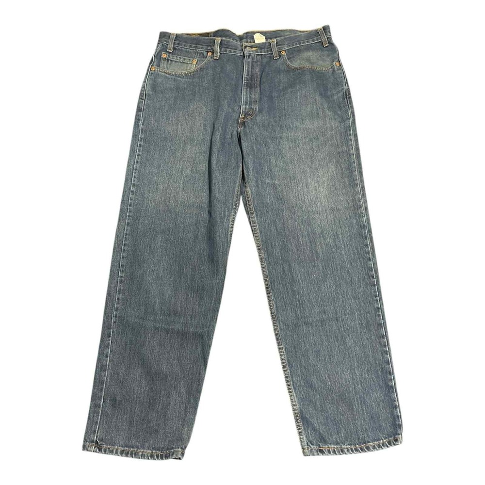 Levis‎ 550 Jeans Mens 40x30 Blue Denim Relaxed Fit Tapered Leg 5 Pocket Zip Fly